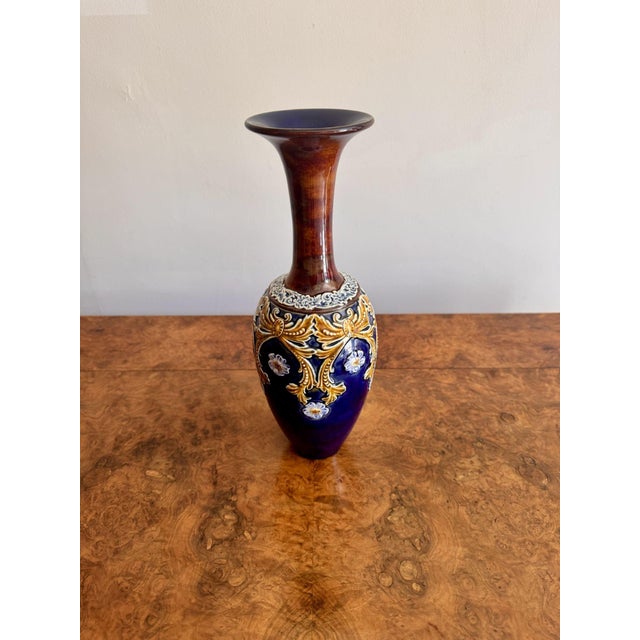 Antique Vase from Doulton Lambeth, 1880 For Sale - Image 4 of 7