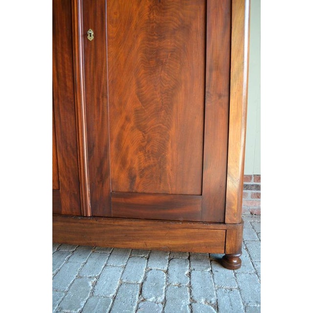 Antique Mahogany Wooden Gate Cabinet For Sale - Image 6 of 10