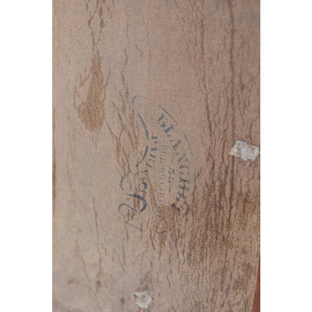 Brown 19th Century French Dog Painting For Sale - Image 8 of 9