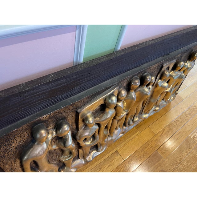 1970 Brutalist Mid Century Wall Hanging by Espada For Sale In New York - Image 6 of 8