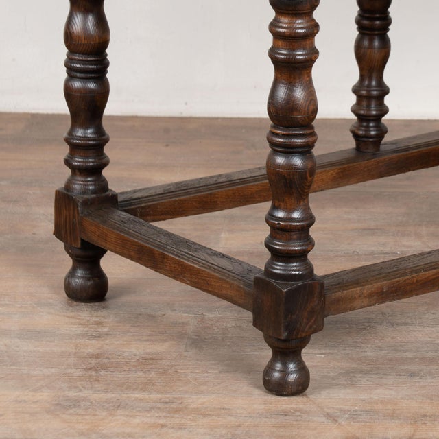 Early 19th Century Carved Chestnut Console Table With Two Drawers For Sale - Image 16 of 18