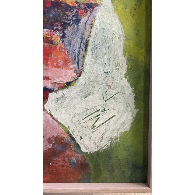 Milan Klimes, 1970s, Oil, Mixed Technique on Cardboard For Sale - Image 4 of 5