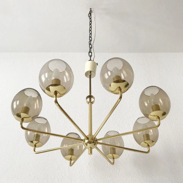 German Sputnik Ceiling Light, 1950s For Sale - Image 10 of 15