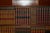 Mahogany Media Cabinet with Faux Books from Harrods London Kennedy For Sale - Image 6 of 18