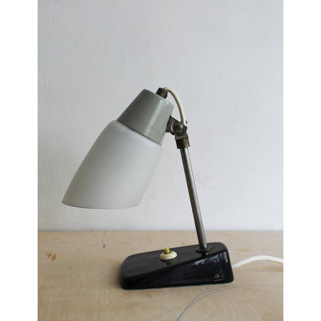 Mid-Century Czech Table Lamp by Jaroslav Anýž for Lustry Kamenický Šenov, 1950s For Sale - Image 10 of 12