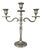 Handmade 3-Candle Candelabra in Stainless Steel, Italy, 1950s For Sale - Image 9 of 9