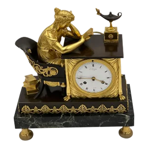 19th Century French Bronze and Ormolu Clock