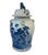 Ceramic Vintage Large Chinoiserie B & W Porcelain Ginger Jar W/Birds 24" H For Sale - Image 7 of 10