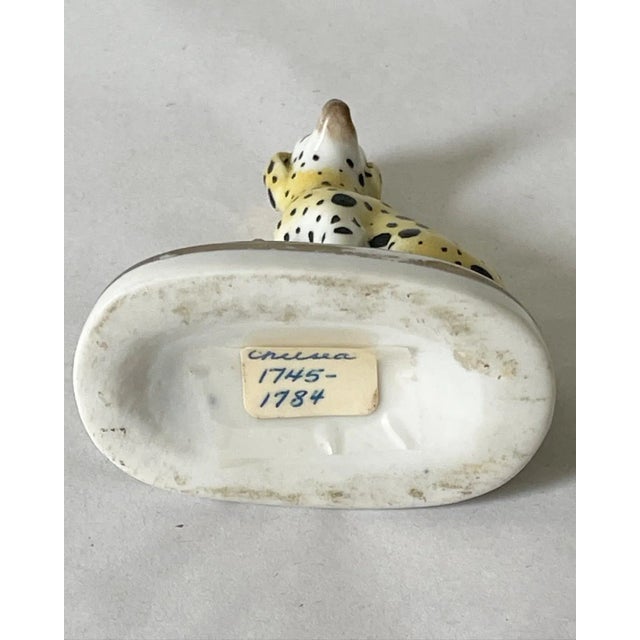 Ceramic 18th Century Chelsea Porcelain Dalmatian Dogs With Gold Anchor Mark For Sale - Image 7 of 8