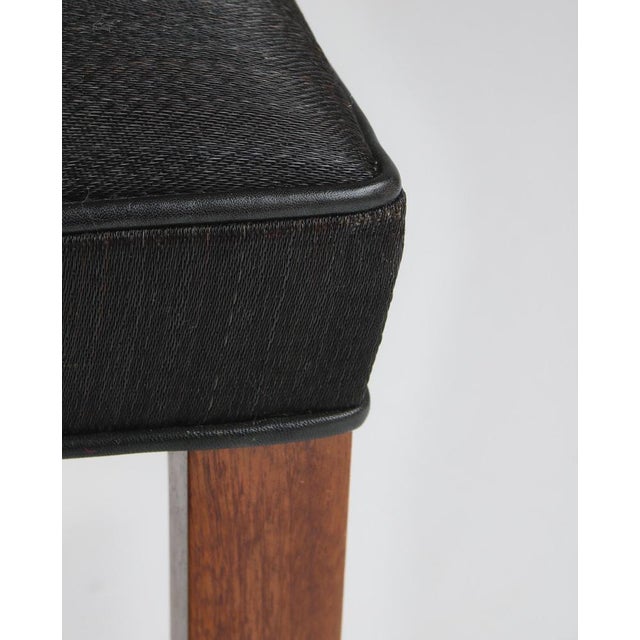 Brown Benedikte Dining Chairs in Mahogany by Ole Wanchen for A.J. Iverse, 1942, Set of 6 For Sale - Image 8 of 18