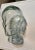 Mid-Century Modern Vintage Glass Head/ Bust Statue For Sale - Image 3 of 7