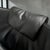 Metal Black Leather Maua Swivel Chair with Lumbar Pillow from Design On Stock For Sale - Image 7 of 17