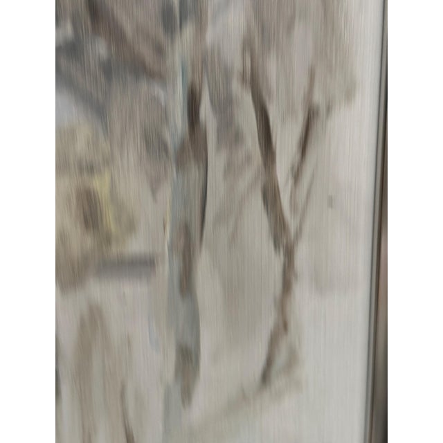 Kj. Shemlot, Winter Trees, 1980, Oil Painting on Canvas, Framed For Sale - Image 9 of 14