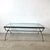 John Saladino Sculptural Patinated Iron and Beveled Glass Coffee Table For Sale - Image 4 of 14
