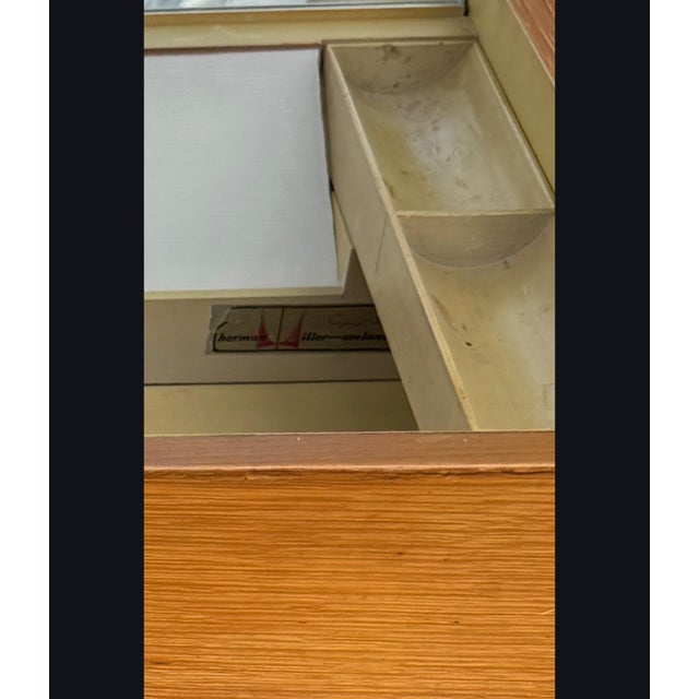 1950s Rare Mid Century Modern Herman Miller George Nelson Vanity For Sale - Image 14 of 15