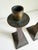 Early 20th Century Arts & Crafts Era Brass Candle Holders, a Pair, Early 20th C For Sale - Image 5 of 11