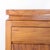 Rare vintage brutalist desk in solid wood with a door and a drawer on the front. High quality and in very good condition.