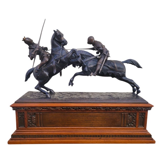 Alfred De Nieuwerkerke, Battle of the Duke of Clarence, Late 19th Century, Bronze For Sale