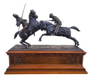 Alfred De Nieuwerkerke, Battle of the Duke of Clarence, Late 19th Century, Bronze