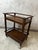 Wooden Rolling Serving Cart, 1940s For Sale - Image 6 of 11