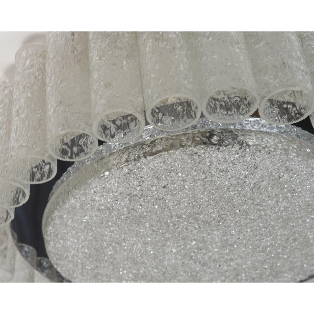 A fantastic vintage mid 1960's glass ceiling light manufactured by doria leuchten west germany (doria-werk walter donner...