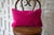 This listing is for a new lumbar pillow made from a vintage, over-dyed hot pink Turkish rug. The back is a gray canvas. It...