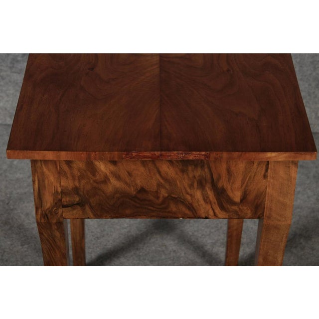 Small Antique Walnut Side or Sewing Table, 1840s For Sale - Image 14 of 18