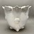 Vintage Neoclassical Rococo Revival White Bisque Ceramic Footed Jardiniere Planter For Sale In New York - Image 6 of 11