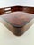 Vintage Mikasa Japan Faux Burl Lacquer Serving Tray & Plates – Set of 7 For Sale In Little Rock - Image 6 of 12