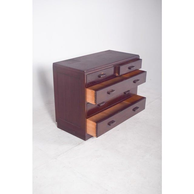 Vintage English Chest of Drawers, 1920 For Sale - Image 3 of 10