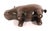 Brown Dimitri Omersa Leather Hippopotamus Footstool With Original Label For Sale - Image 8 of 9