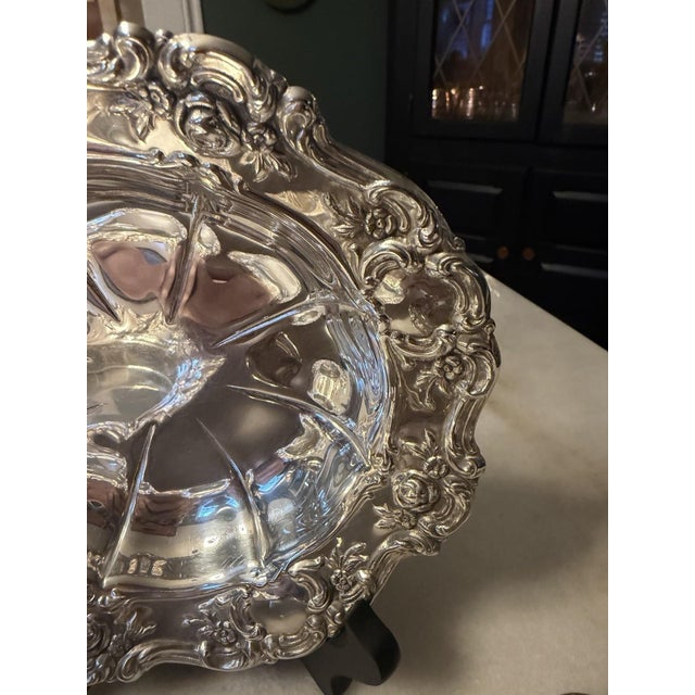 Mid-Century Modern Vintage Towle Silverplate 7" Old Master Bowls - Set of 3 For Sale - Image 3 of 8
