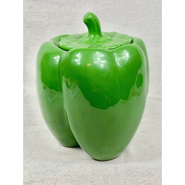 Vintage Large Bell Pepper Cookie Jar Chairish