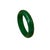 Chinese 2.25" Chinese Natural Mixed Dark Green Jade Stone Bracelet Bangle For Sale - Image 3 of 8
