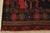Vintage Baloch Rug 3'1'' X 4'8'' Black Wool Tribal Hand-Knotted Oriental Carpet For Sale - Image 9 of 12