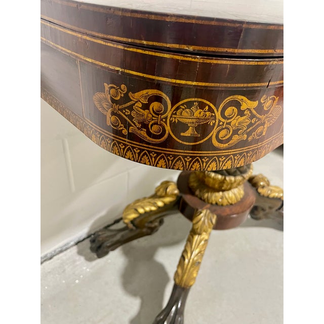 Early 19th Century Antique Flip-Top Games Table For Sale - Image 5 of 18