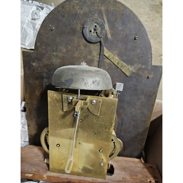 Famous English Mahogany Tall Case Clock Made by Samuel Toulmin London Circa 1770 For Sale - Image 16 of 16