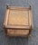 1971 Vintage Thomasville Caned Side Table for Refurbishment Needs Glass For Sale - Image 6 of 7
