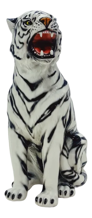 Siberian Tiger in Ceramic by Ceramiche Boxer