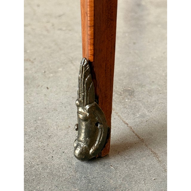 Antique Louis XV French Marquetry Marble Top Nightstands, Set of 2 For Sale - Image 15 of 15