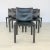 Dimensions: H 32.3” x W 20.5” x D 18.5” Set of 6 Cab “413” dining chairs by Mario Bellini for Cassina, Italy in the 70s....