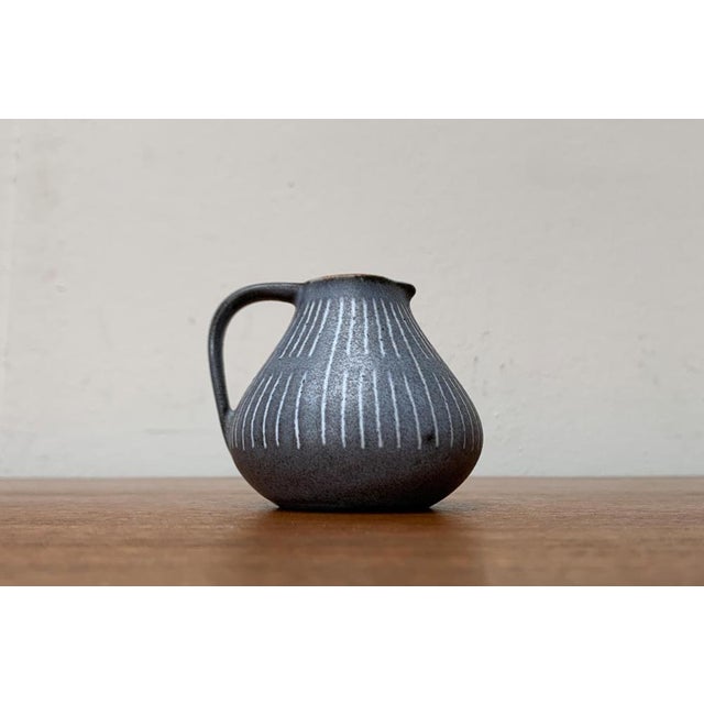 Small Mid-Century Minimalist Carafe Vase from Marschner Kunsttöpferei, 1960s For Sale - Image 15 of 16