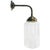 Metal Mid-Century Modern Brass and Cast Iron Sconce in Clear Glass For Sale - Image 7 of 7