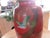 1940's Ucagco Large Red Hand Painted Japanese Vase For Sale - Image 4 of 10
