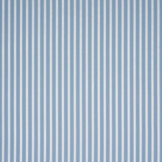 Schumacher Lincoln Small Stripe Fabric In Blue For Sale