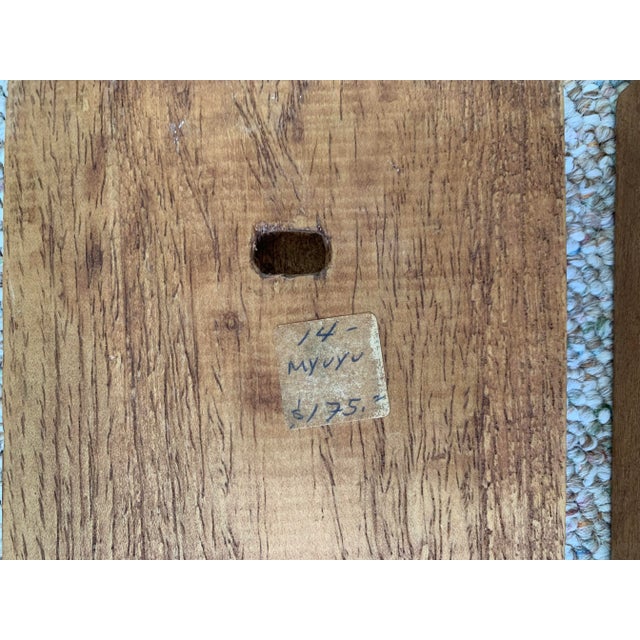 Brown Late 20th Century Vintage Mayan Wood Panels, Set of 2 For Sale - Image 8 of 9