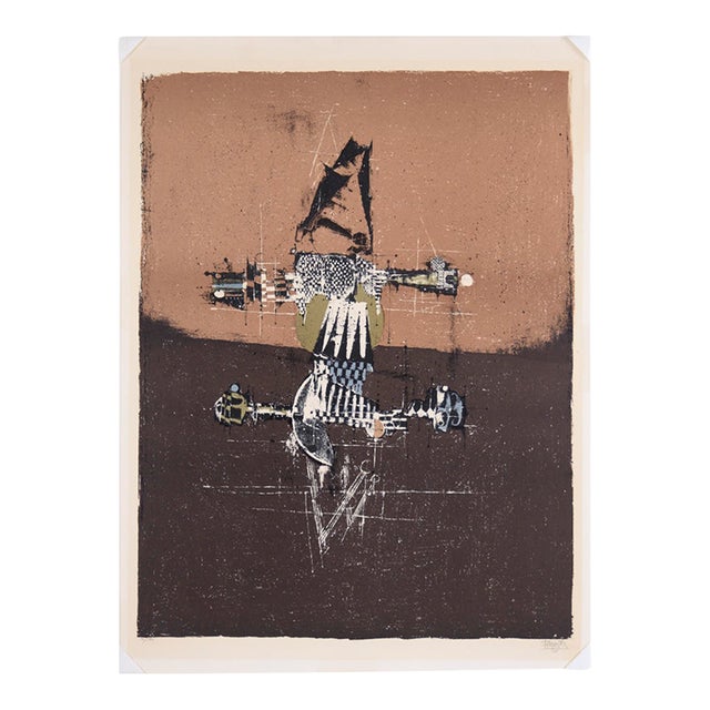 "Haarlem" Aquatint Etching on Paper by Johnny Friedlaender For Sale