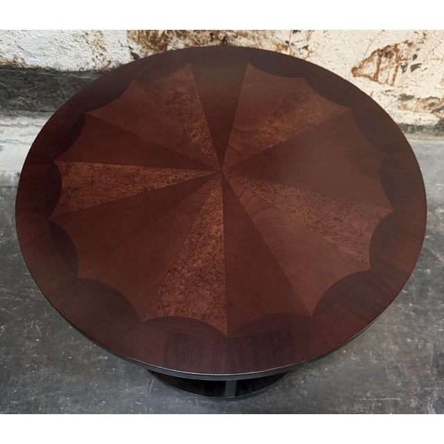 Spectacular rare cylindrical Swedish Grace (Art Deco) bar cabinet attributed to SMF Bodafors (AB Svenska Möbelfabrikerna),...