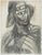 Marcel Mouly, Figure with a Hat, Charcoal For Sale - Image 10 of 10