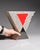 1980s Postmodern Geometric Porcelain Enigma Vase by Ambrogio Pozzi for Arte Ceramica Romana A.C.R., Italy, 1987 For Sale - Image 5 of 11